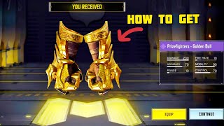 How to Get Prizefighters  Golden Bull Boxing Gloves for FREE in Codm🔥 [upl. by Runstadler]