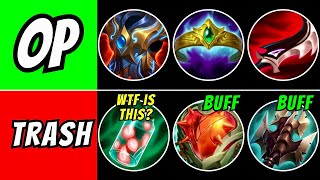 Wild Rift ITEM TIERLIST Patch 50 [upl. by Northington542]