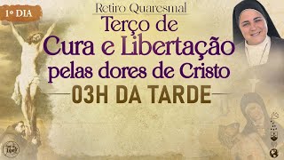 Terço de Cura e Libertação  1º Dia  Oração por diversas áreas da vida [upl. by Ahsiekim186]