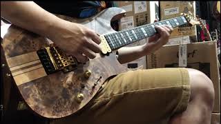 Sound Demo Ibanez Premium RGT1220PBABS Electric Guitar wCase Antique Brown [upl. by Koa101]