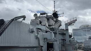 Nauticus Museum amp USS Wisconsin 2023 Norfolk Virginia Hampton Roads [upl. by Petty]