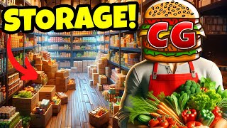 Upgraded the New Storage Room for My Grocery Store Supermarket Simulator [upl. by Baese]