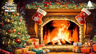 Top Christmas Songs All Time Classic Christmas Song Old Christmas Songs Holiday hits Fireplace 🔥 [upl. by Sari]