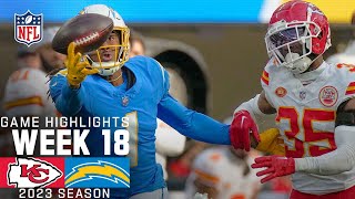 Kansas City Chiefs vs Los Angeles Chargers  2023 Week 18 Game Highlights [upl. by Iorgo266]