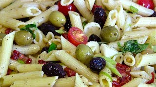 NudelsalatItalienischermediterraner NudelsalatItalienische Pasta fredda [upl. by Kinnon]