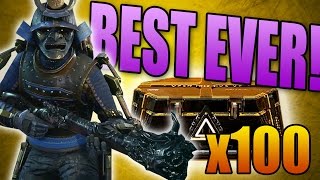 BEST OPENING EVER Back to Back Legendary Weapons 100x Advanced Warfare Supply Drops [upl. by Bobbe]