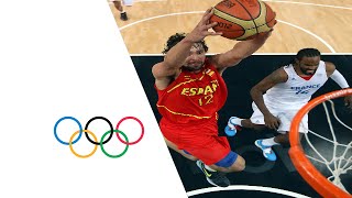 Basketball Mens QuarterFinals France v Spain  Highlights  London 2012 Olympics [upl. by Khoury411]