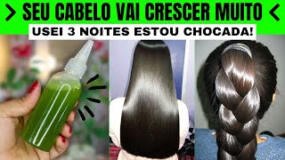 O CABELO CRESCE EM 8 DIAS COM APENAS 2 INGREDIENTES COMBATE A QUEDA CAPILAR [upl. by Nylednarb166]