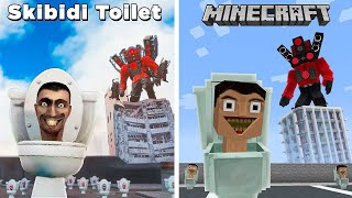 All Skibidi Toilet Generation 4 In Minecraft [upl. by Yltsew84]