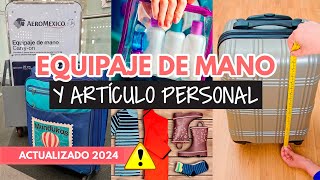 Equipaje de mano para viajar en avión en 2024 [upl. by Giacinta]