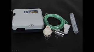 Instructions for using Power Neb Ultra Compressor Nebulizer [upl. by Doloritas]