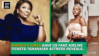 Nigerias AMAAs accused by some Ghanaian movie stars for sending them fake airline tickets [upl. by Conway810]