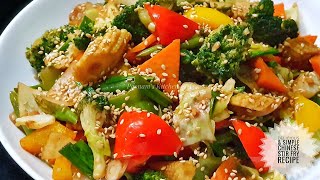 Vegetable Stir Fry Recipe Restaurant Style Stir Fry Recipe  How to make Stir Fry at home [upl. by Neelak206]