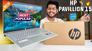 HP Pavilion 15 Thin amp Light Laptop Unboxing🔥2023 Gaming Test Best Laptop Under 50k RS [upl. by Innis168]