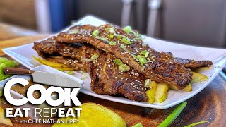 Kalbi Short Ribs  Blackstone Griddles [upl. by Ollehto830]