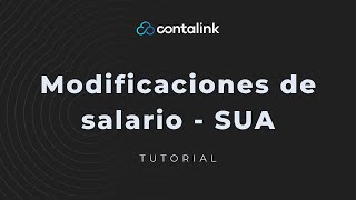 Modificaciones de Salario  SUA [upl. by Lela]