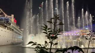 Water Fountain Show at Sea World Shekou Shenzhen  深圳蛇口海上世界 [upl. by Yotal]