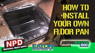 Floor Pan Install Tips and Tricks Episode 344 Autorestomod [upl. by Aihsoj]