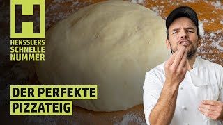 Schnelles Der perfekte Pizzateig Rezept von Steffen Henssler  Günstige Rezepte [upl. by Tildi780]