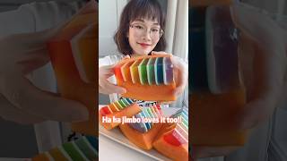 Rainbow papaya jelly 🌈 [upl. by Etz]