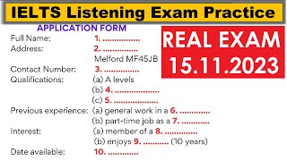 IELTS Listening Practice Test 2023 with Answers  IELTS Listening Practice [upl. by Ritz13]