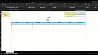 Comment créer un calendrier mensuel sur Excel [upl. by Matthias529]