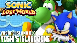 Sonic Lost World Wii U  Yoshis Island Zone DLC HD [upl. by Daza796]