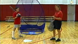 Softball Coaching  One Awesome Indoor Hitting Drill [upl. by Nedyrb]