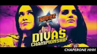 WWE Summerslam 2014 Match Card Aj Lee Vs Paige [upl. by Mcnutt]