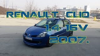 RENAULT Clio III 5 Doors 14 16v 2007  TEST POLOVNIH VOZILA [upl. by Inwat816]