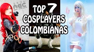 top 7 de las mejores cosplayers de Colombia [upl. by Norton288]