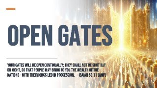 Sunday Service  Open Gates [upl. by Hibben]