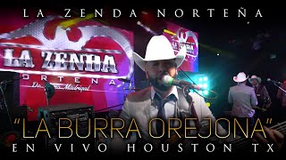 La Zenda Norteña  La Burra Orejona En Vivo Houston [upl. by Grefe]