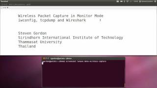 Wireless Packet Capture with iwconfig and tcpdump [upl. by Legnalos]