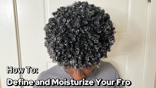 How To Get a Curly Afro Tutorial  Black Men and Women [upl. by Gnok]