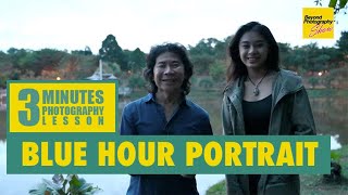 Learn How To Shoot Blue Hour Portraits [upl. by Ades]