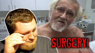 ANGRY GRANDPA HAS SURGERY REACTION [upl. by Sinylg]