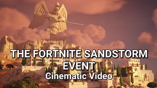 THE FORTNITE SANDSTORM EVENT  Cinematic Camera Video Chapter 5 Season 2 end event [upl. by Mullins]