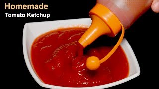 Tomato Ketchup Recipe  How to make Homemade Tomato Ketchup  Tomato Sauce Recipe [upl. by Kendal]