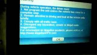 Megellan Maestro 4250 GPS Navigation Problem [upl. by Murton]