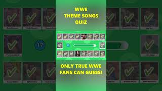 Guess WWE Superstars By Their Theme Songs 🎶✅🔊 wwe wwequiz [upl. by Udella]