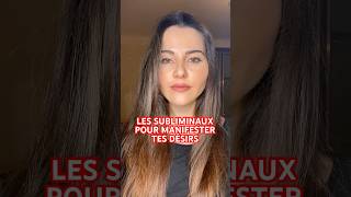 LE POUVOIR DES SUBLIMINAUX POUR MANIFESTER TES DÉSIRS 🙏🔥 loidelattraction subliminal [upl. by Jensen]