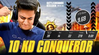 10 KD AGGRESSIVE CONQUEROR GAMEPLAY  RAGHU IS LIVE bgmi shortsfeed shorts bgmilive aggressive [upl. by Ahrens]