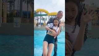 Sun for water park 💦😂  shortfeed love youtubeshort waterflyboard [upl. by Avivah766]