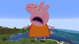 Screaming Peppa Pig Characters in Minecraft [upl. by Assirialc]