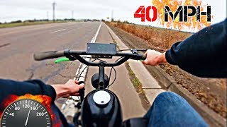 40MPH Homemade Shifter Motorized Bicycle [upl. by Mailliw]