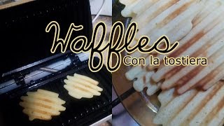 ∴ WAFFLES metodo con TOSTIERA ∴ [upl. by Earased]