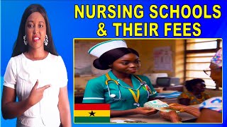 ALL Nursing Schools in Ghana and their Fees [upl. by Eirehs145]