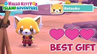 Ultimate gift for Retsuko ♥️♥️♥️ Hello Kitty Island Adventure [upl. by Orgalim]