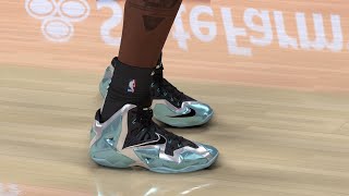 NBA 2K25 Next Gen Shoe Creator  Nike LeBron XI quotGamma Blue” [upl. by Rasla]